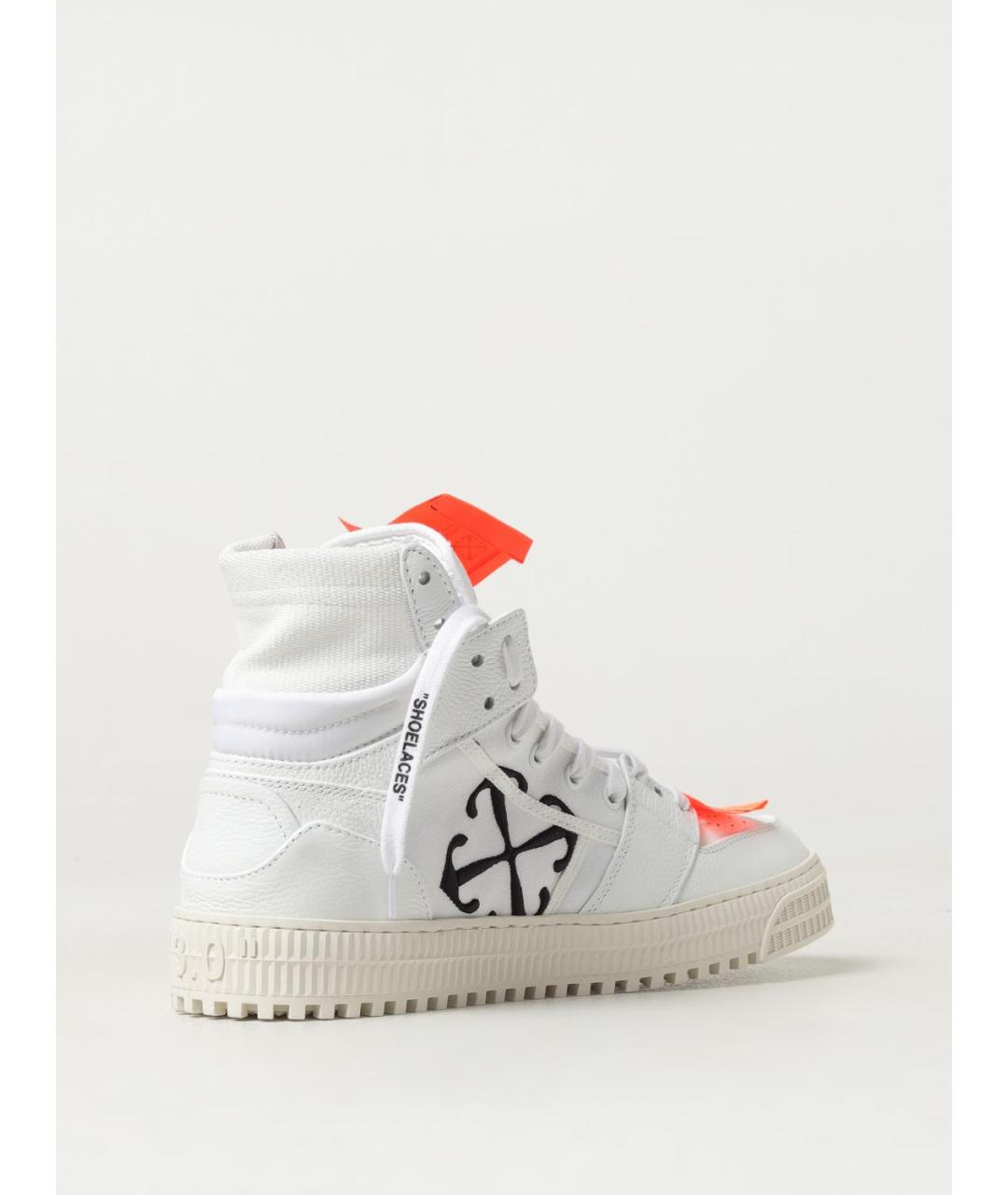 OFF-WHITE Белые низкие кроссовки / кеды, фото 3