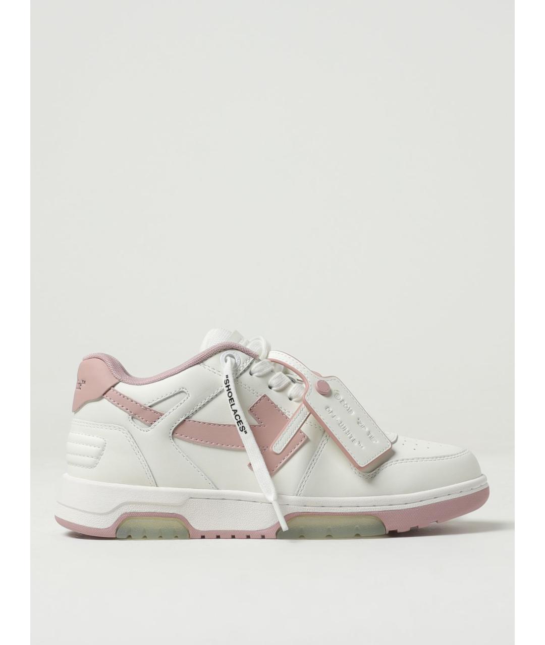 OFF-WHITE Белые кожаные кеды, фото 5