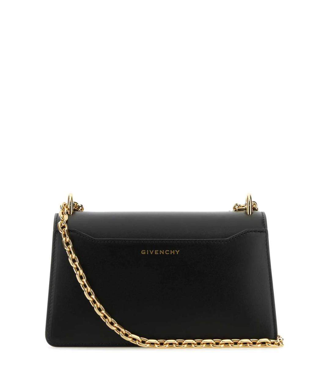 GIVENCHY Черная кожаная сумка через плечо, фото 4