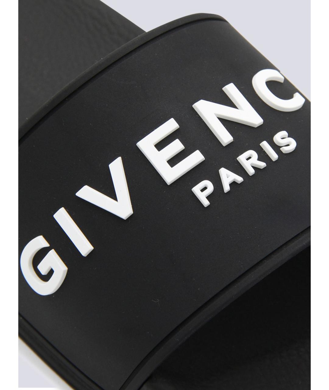 GIVENCHY Черные сандалии, фото 4