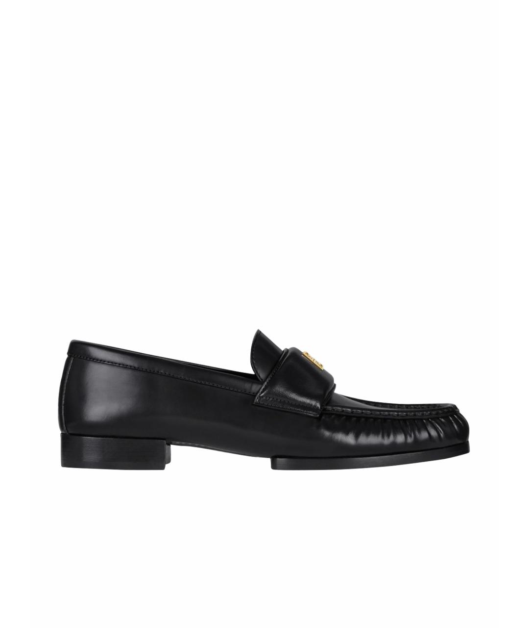 GIVENCHY Черные кожаные лоферы, фото 1