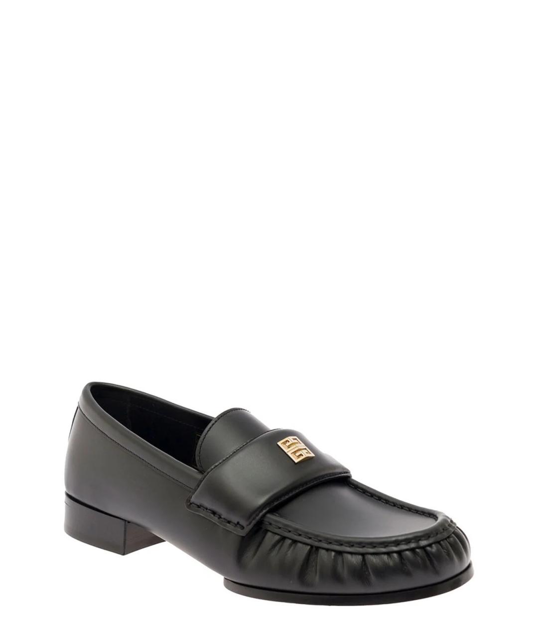 GIVENCHY Черные кожаные лоферы, фото 2
