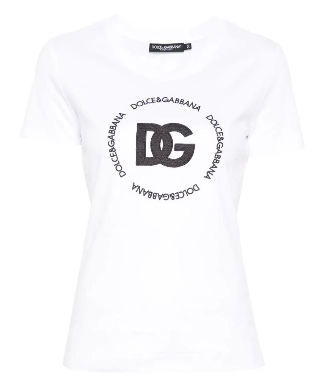 DOLCE&GABBANA Белая футболка, фото 1
