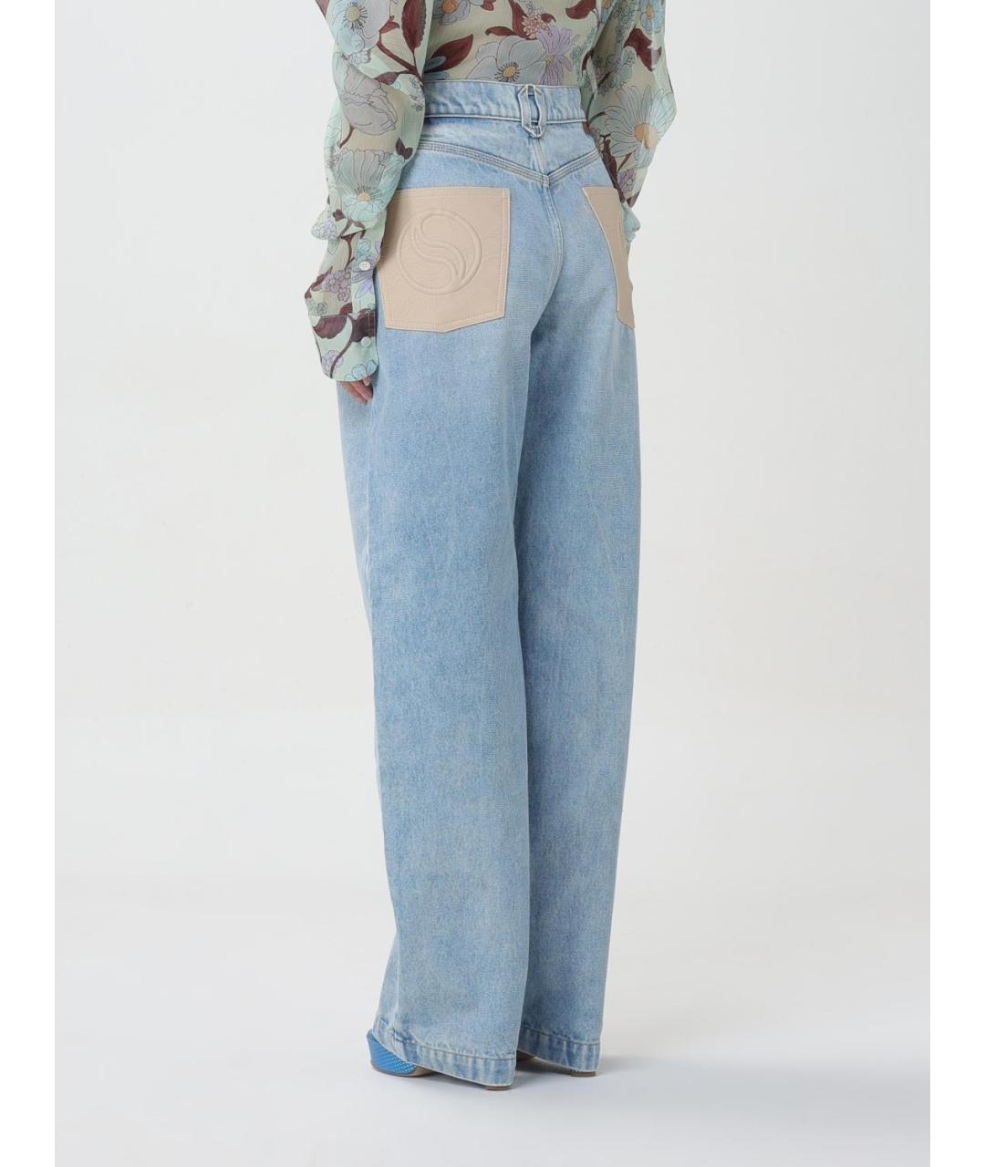 STELLA MCCARTNEY Голубые прямые джинсы, фото 3