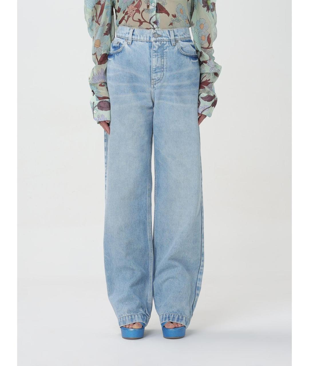 STELLA MCCARTNEY Голубые прямые джинсы, фото 6
