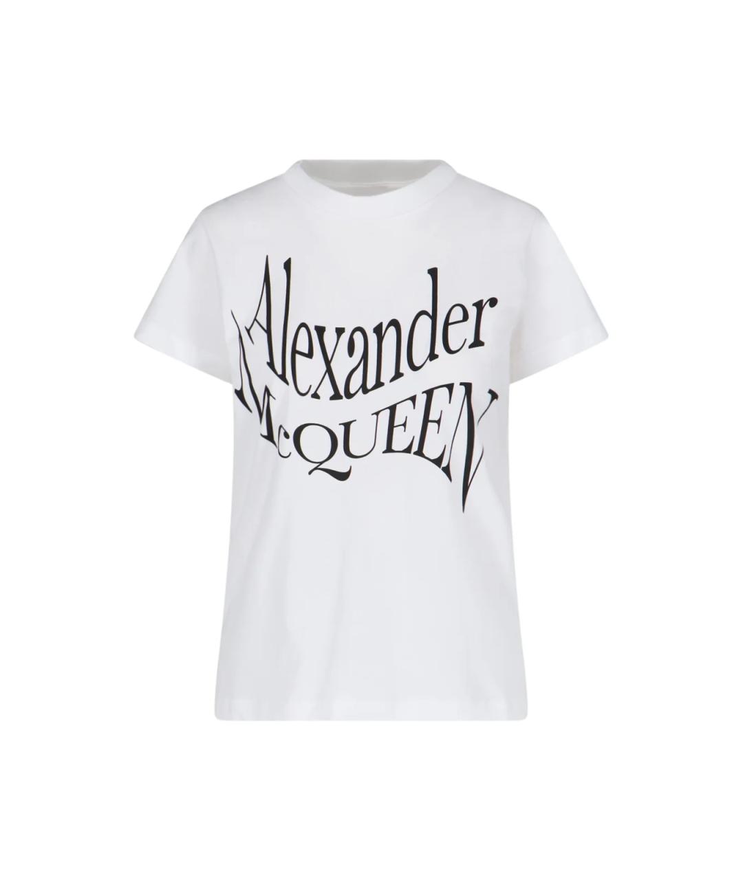 ALEXANDER MCQUEEN Белая футболка, фото 1