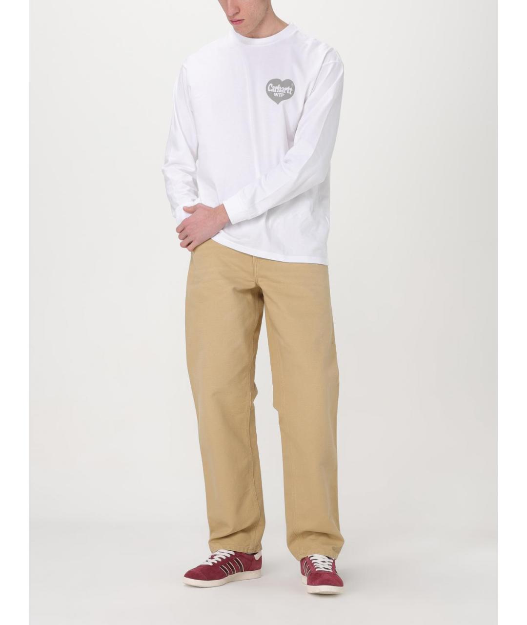 CARHARTT WIP Бежевые повседневные брюки, фото 3