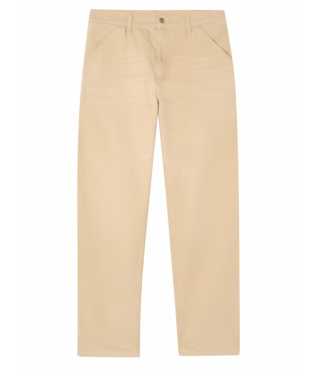 CARHARTT WIP Бежевые повседневные брюки, фото 1