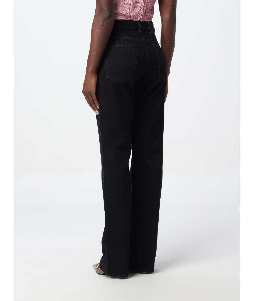 ACNE STUDIOS Черные хлопковые прямые джинсы, фото 3