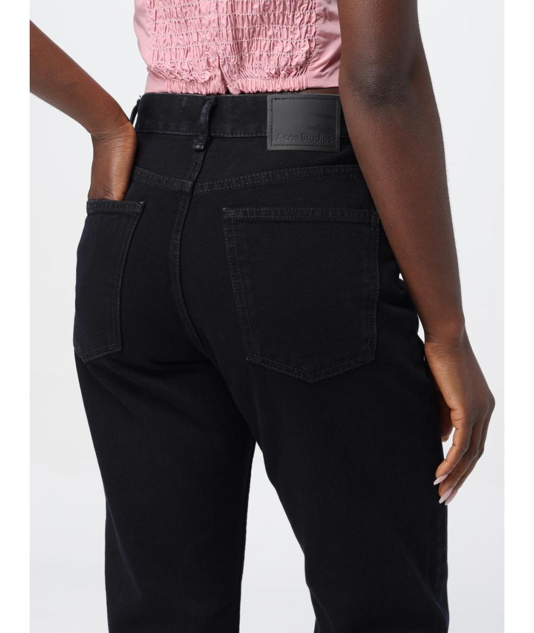 ACNE STUDIOS Черные хлопковые прямые джинсы, фото 5