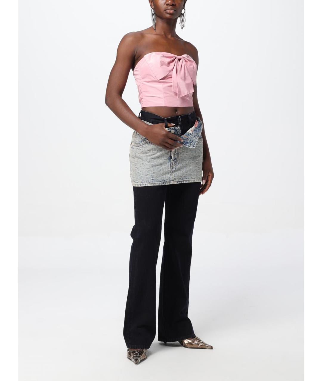 ACNE STUDIOS Черные хлопковые прямые джинсы, фото 2