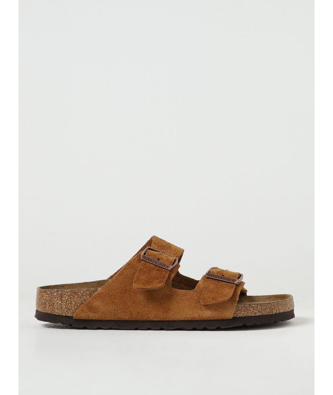 BIRKENSTOCK Коричневые шлепанцы, фото 5