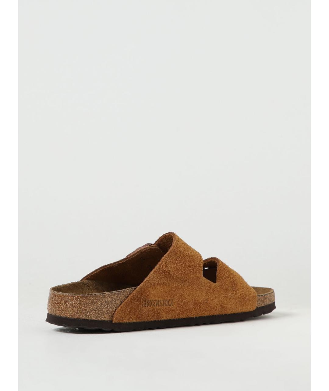 BIRKENSTOCK Коричневые шлепанцы, фото 3
