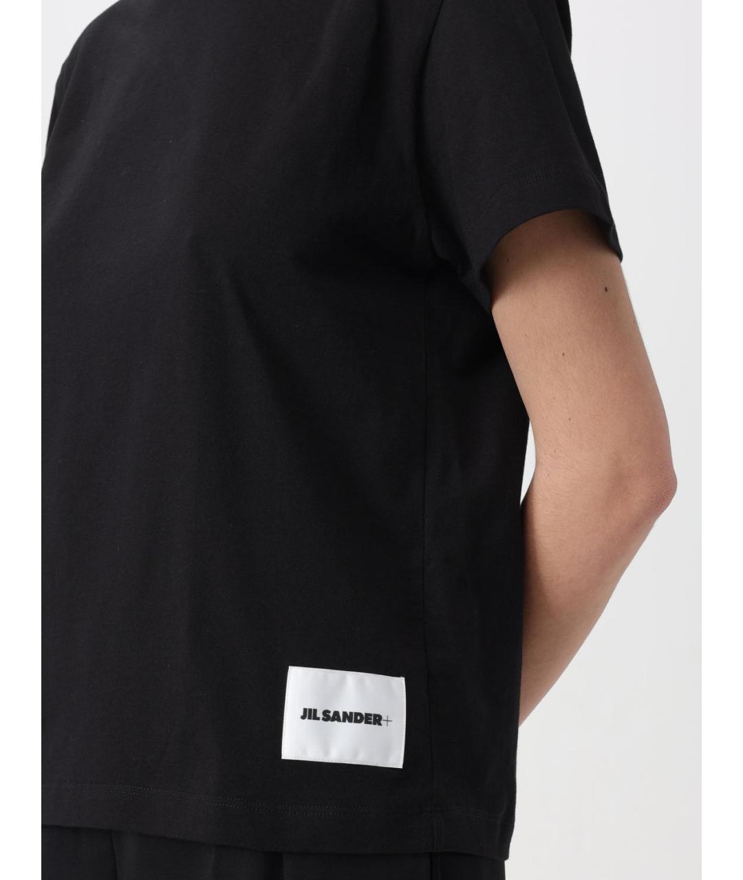 JIL SANDER Черная футболка, фото 5