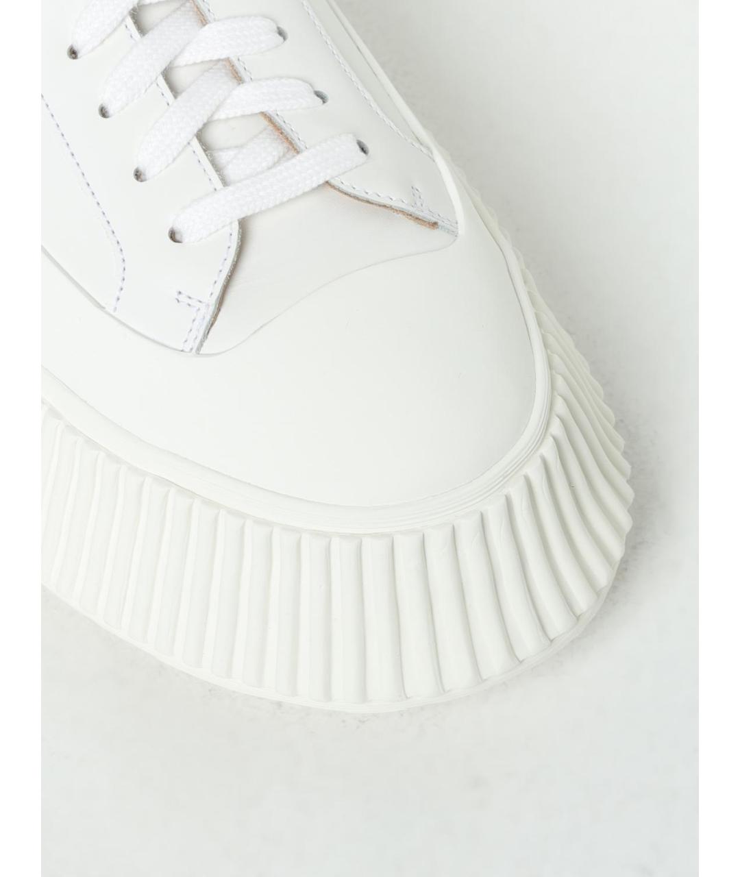 JIL SANDER Белые кроссовки, фото 4
