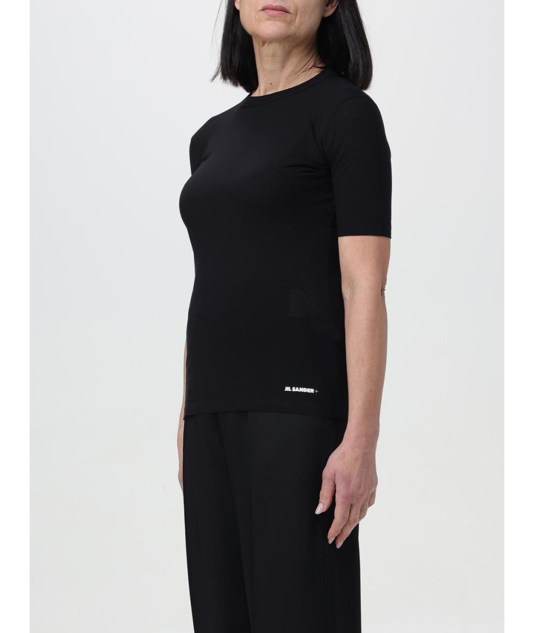 JIL SANDER Черная футболка, фото 5