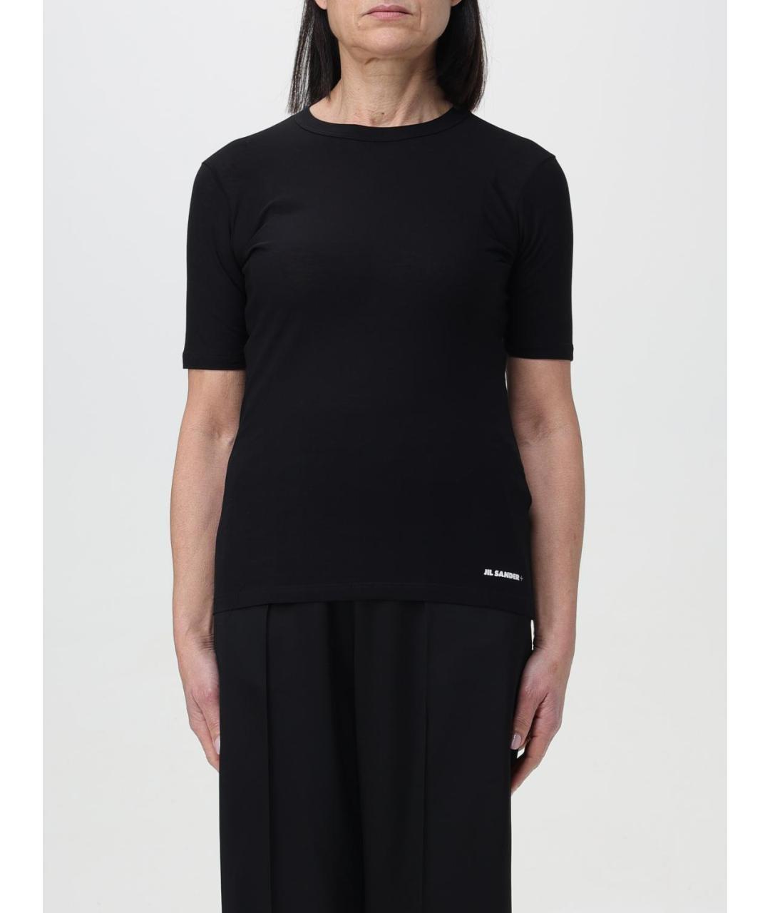JIL SANDER Черная футболка, фото 2