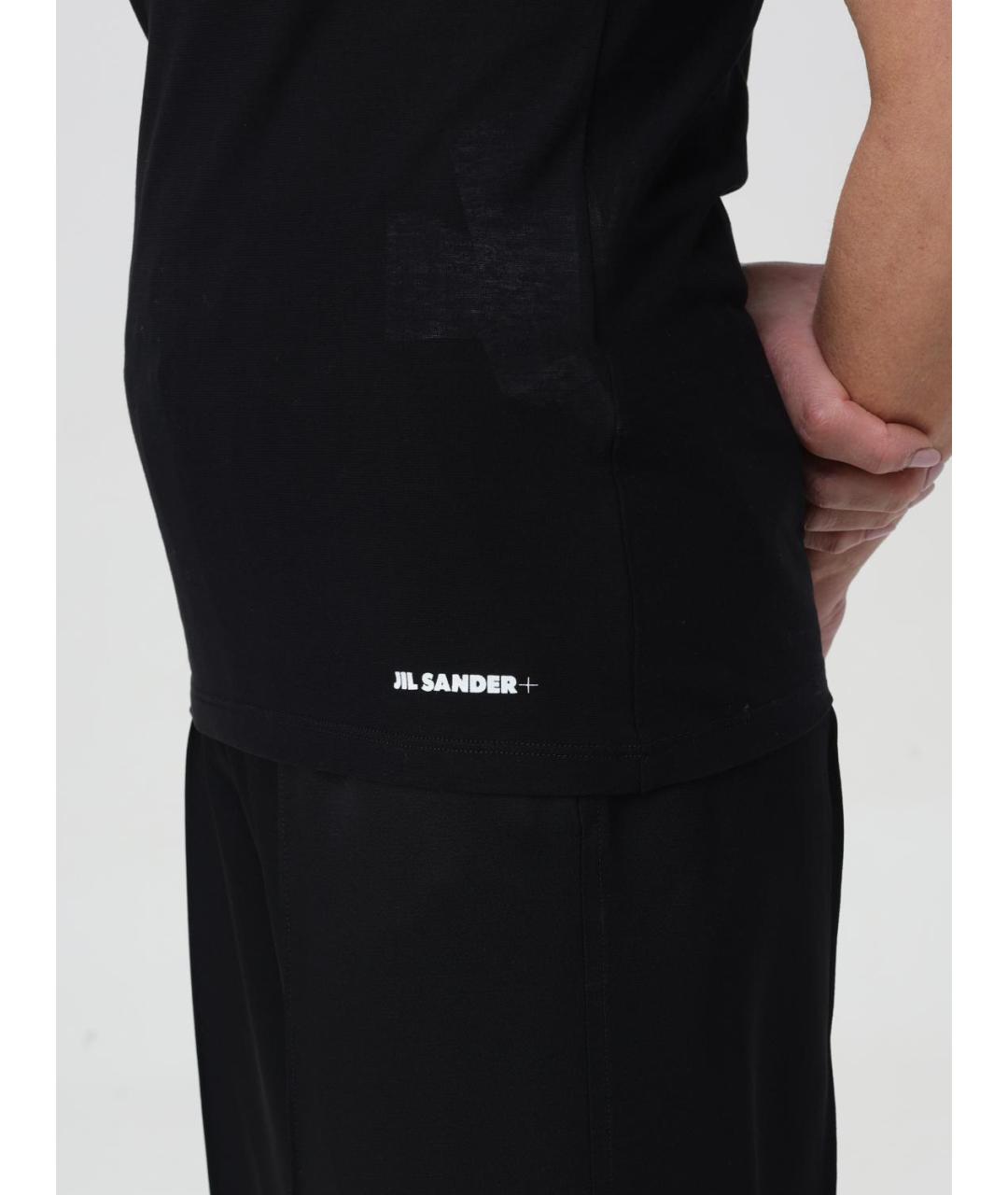 JIL SANDER Черная футболка, фото 6