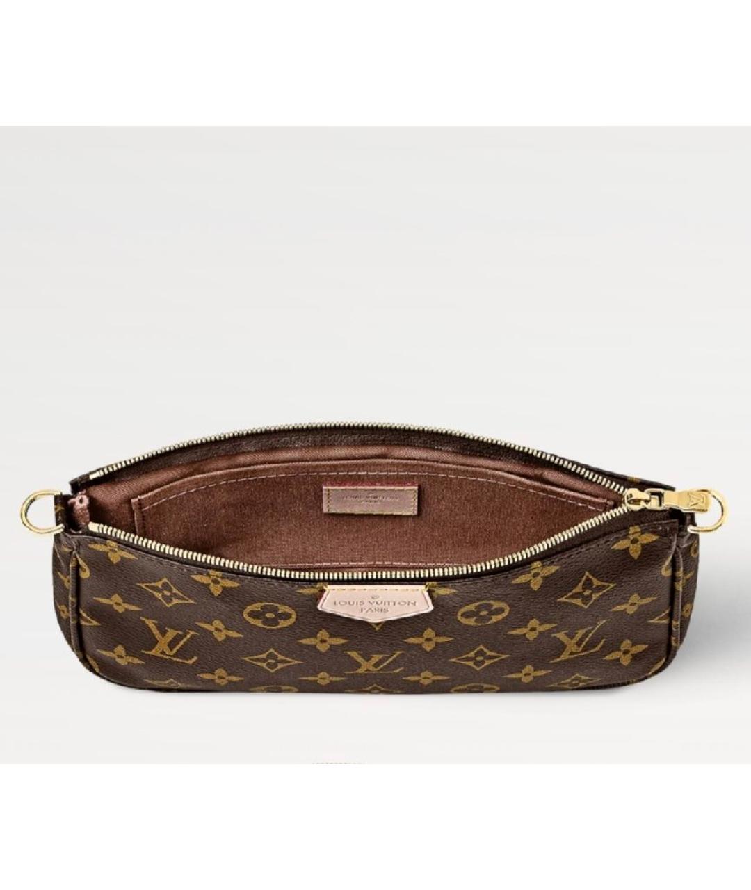 LOUIS VUITTON Коричневая сумка через плечо, фото 4