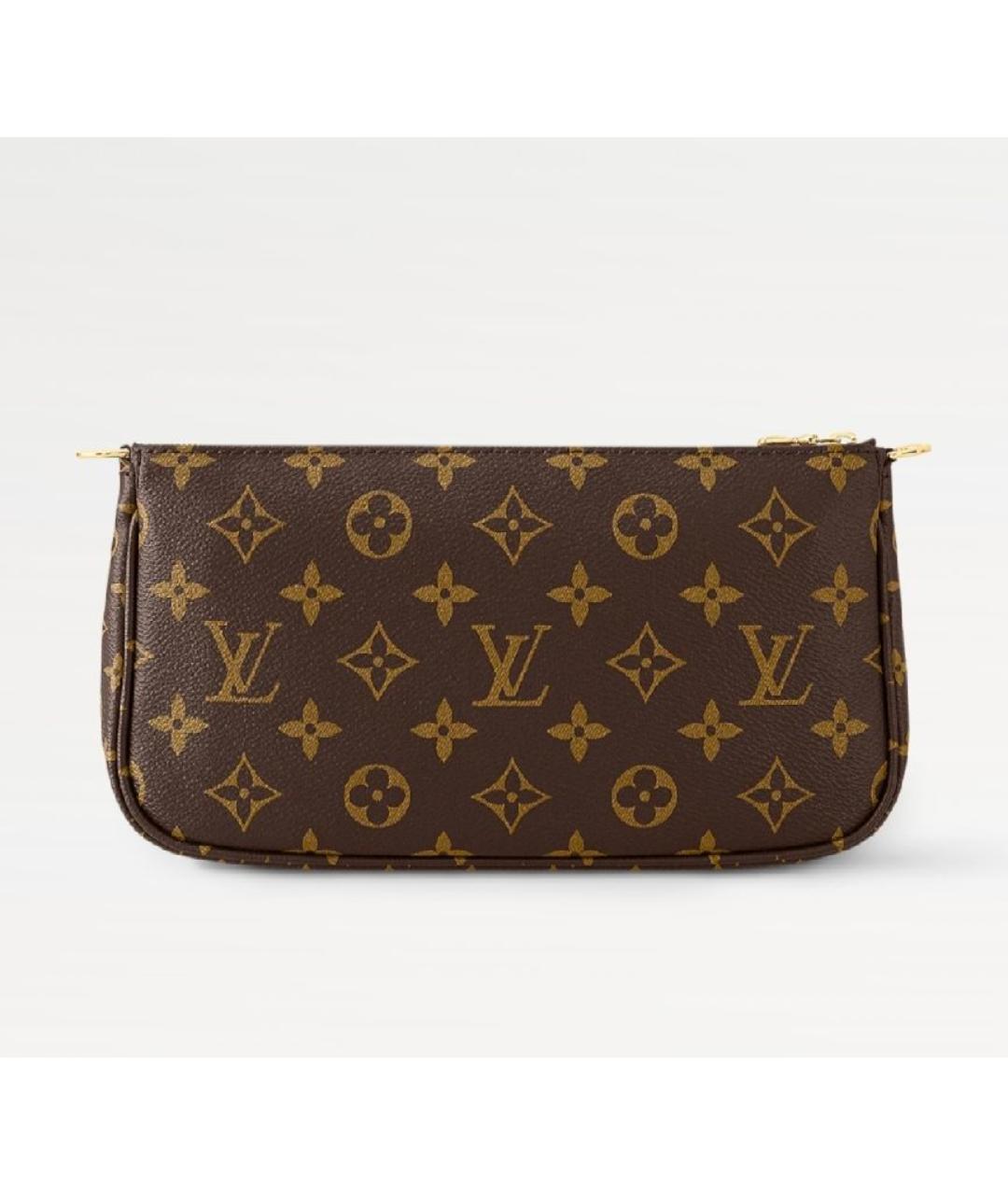 LOUIS VUITTON Коричневая сумка через плечо, фото 3
