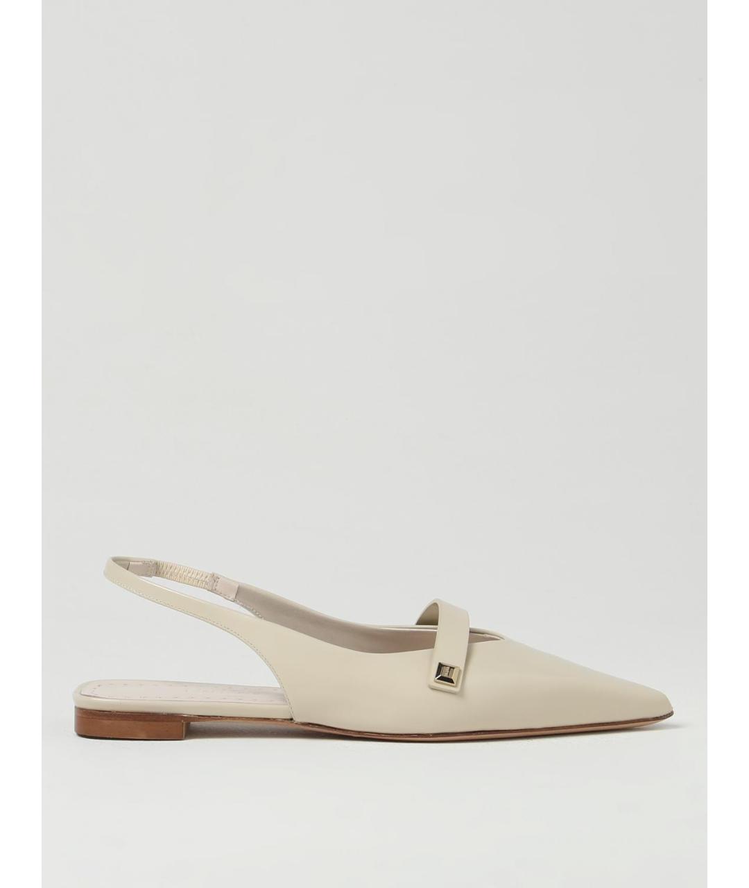MAX MARA Желтые балетки, фото 5