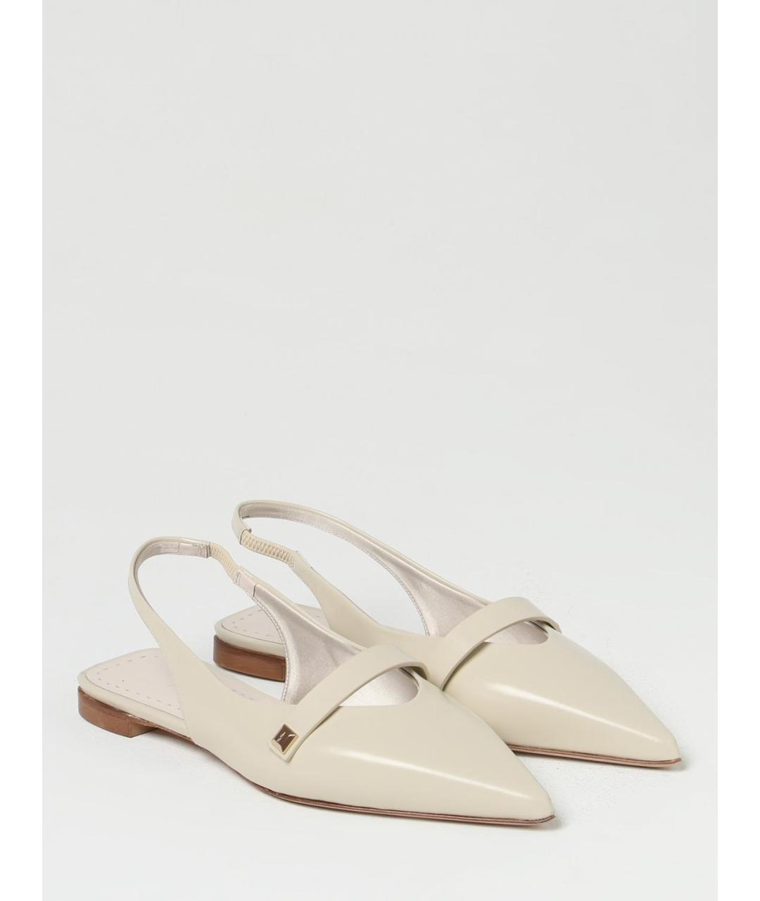 MAX MARA Желтые балетки, фото 2