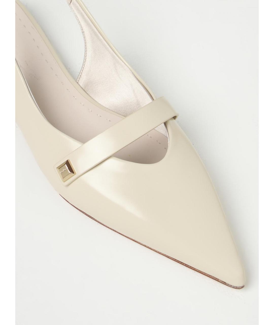 MAX MARA Желтые балетки, фото 4
