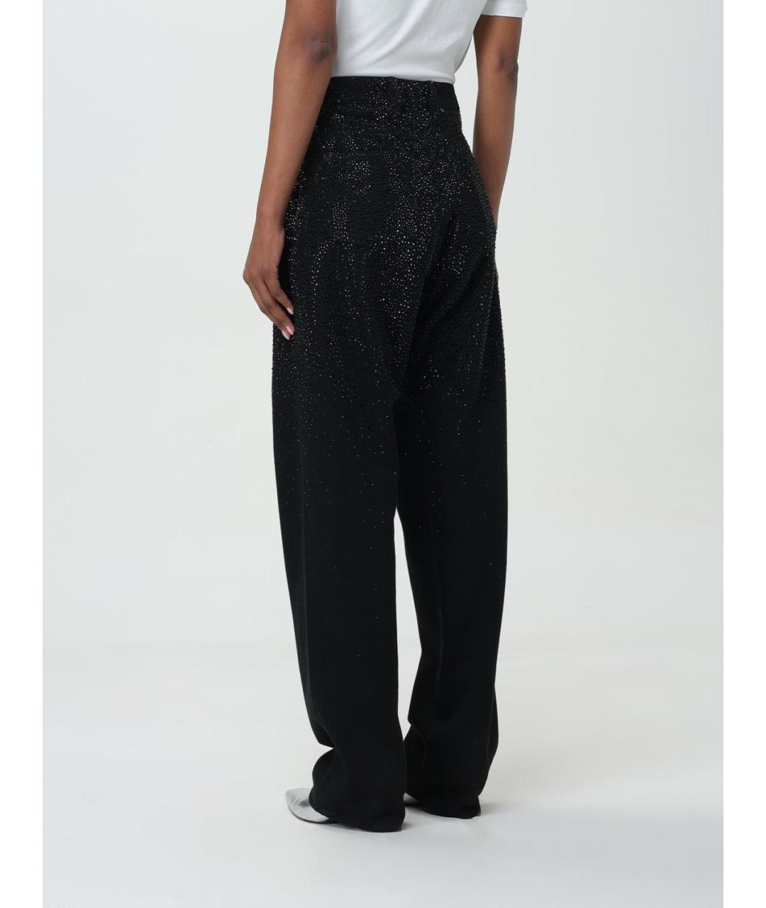 GOLDEN GOOSE DELUXE BRAND Черные хлопковые прямые джинсы, фото 4
