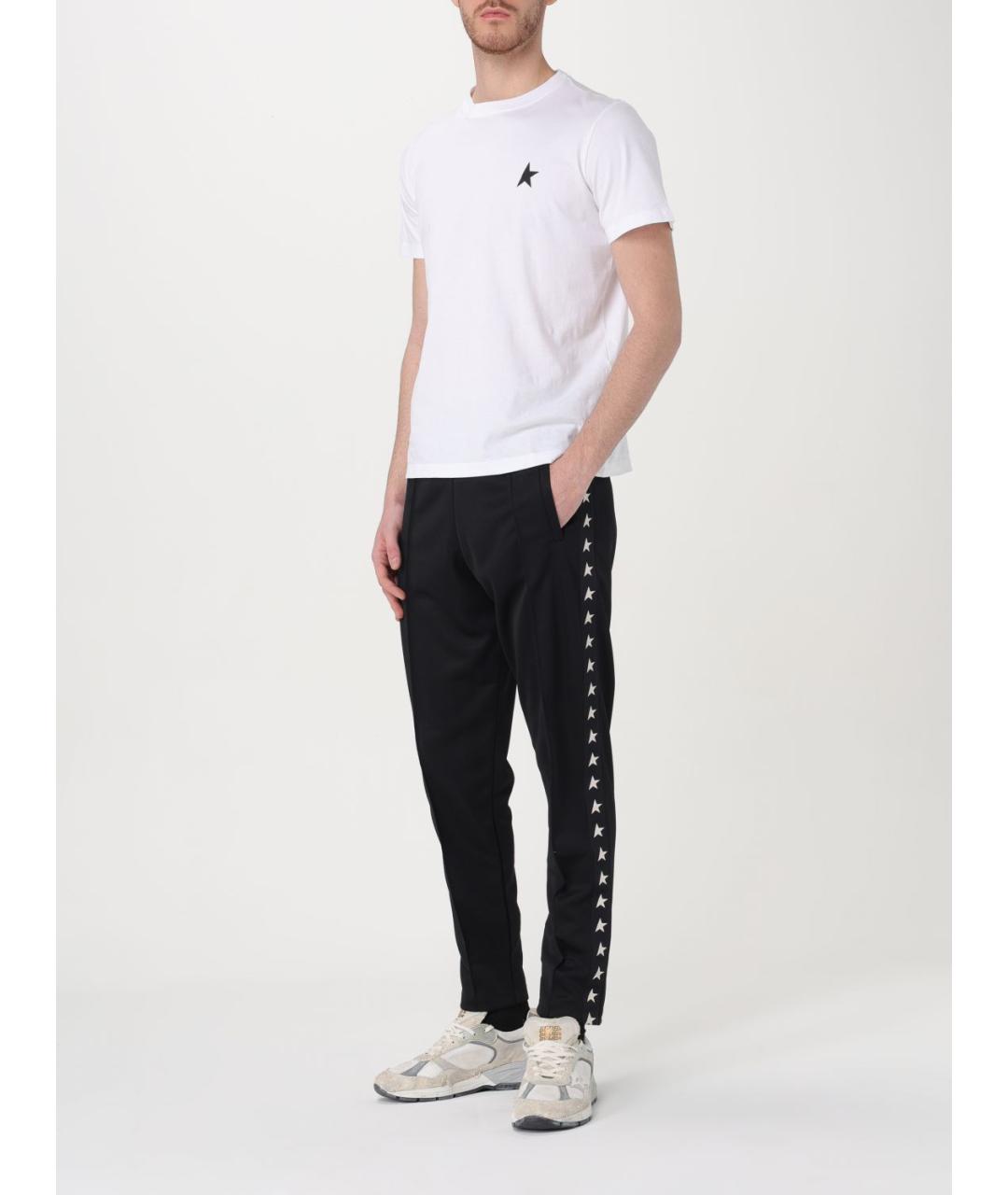 GOLDEN GOOSE DELUXE BRAND Черные синтетические повседневные брюки, фото 3