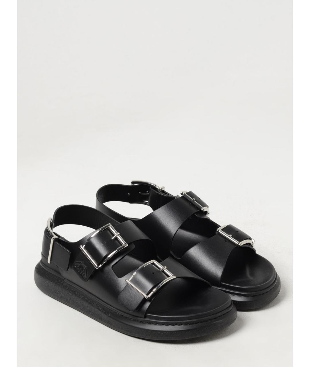 ALEXANDER MCQUEEN Черные сандалии, фото 2