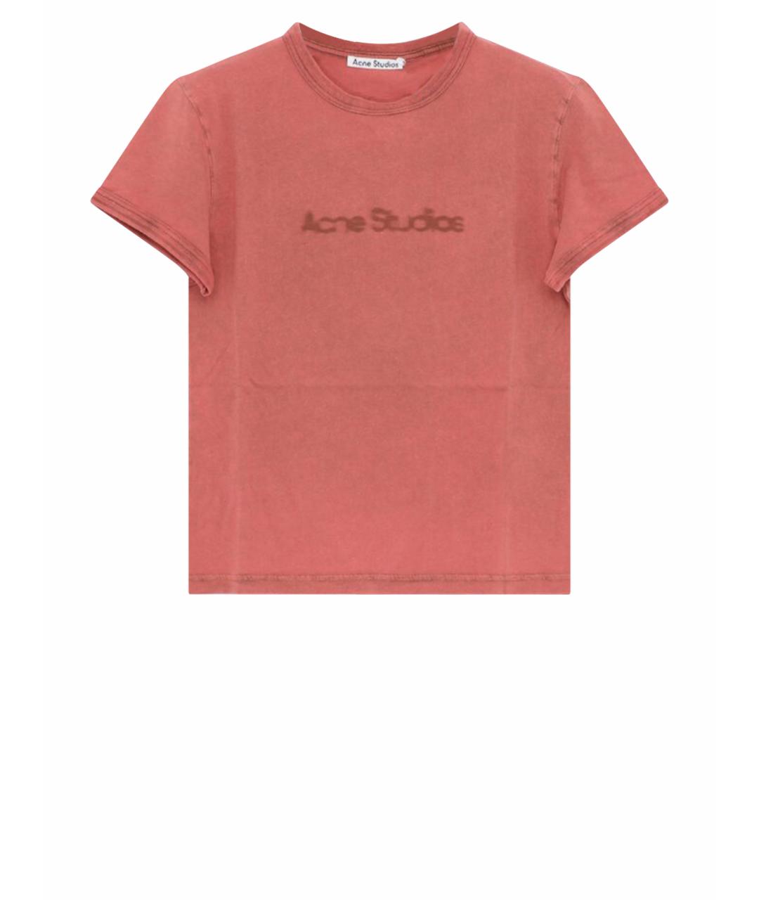 ACNE STUDIOS Розовая футболка, фото 1