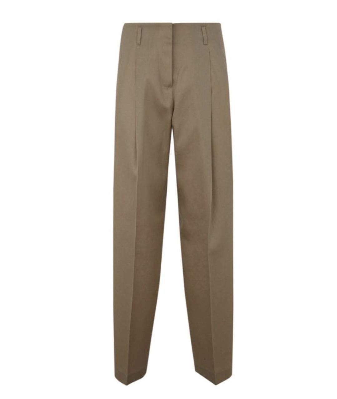 GOLDEN GOOSE DELUXE BRAND Бежевые прямые брюки, фото 1