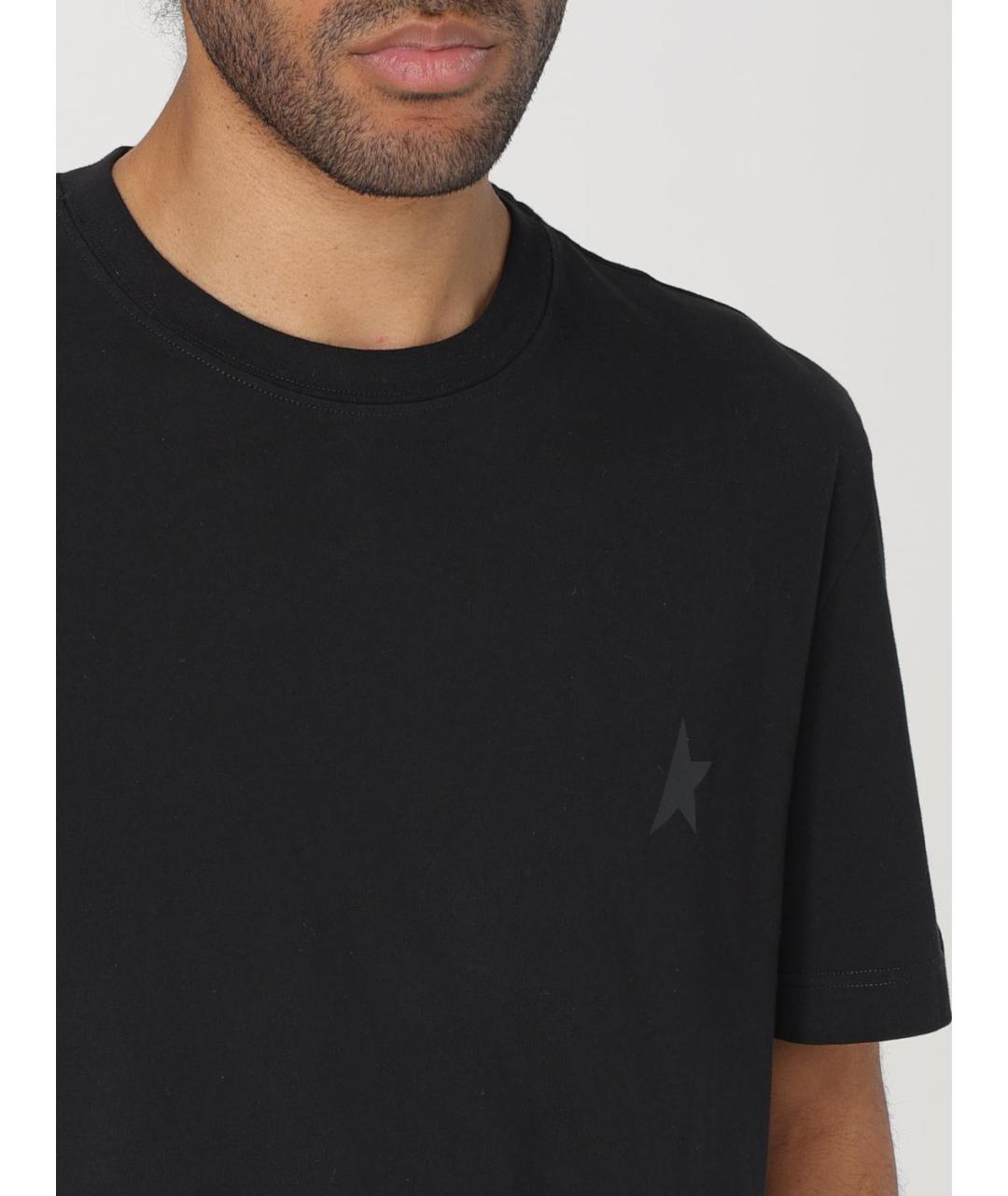 GOLDEN GOOSE DELUXE BRAND Черная футболка, фото 6