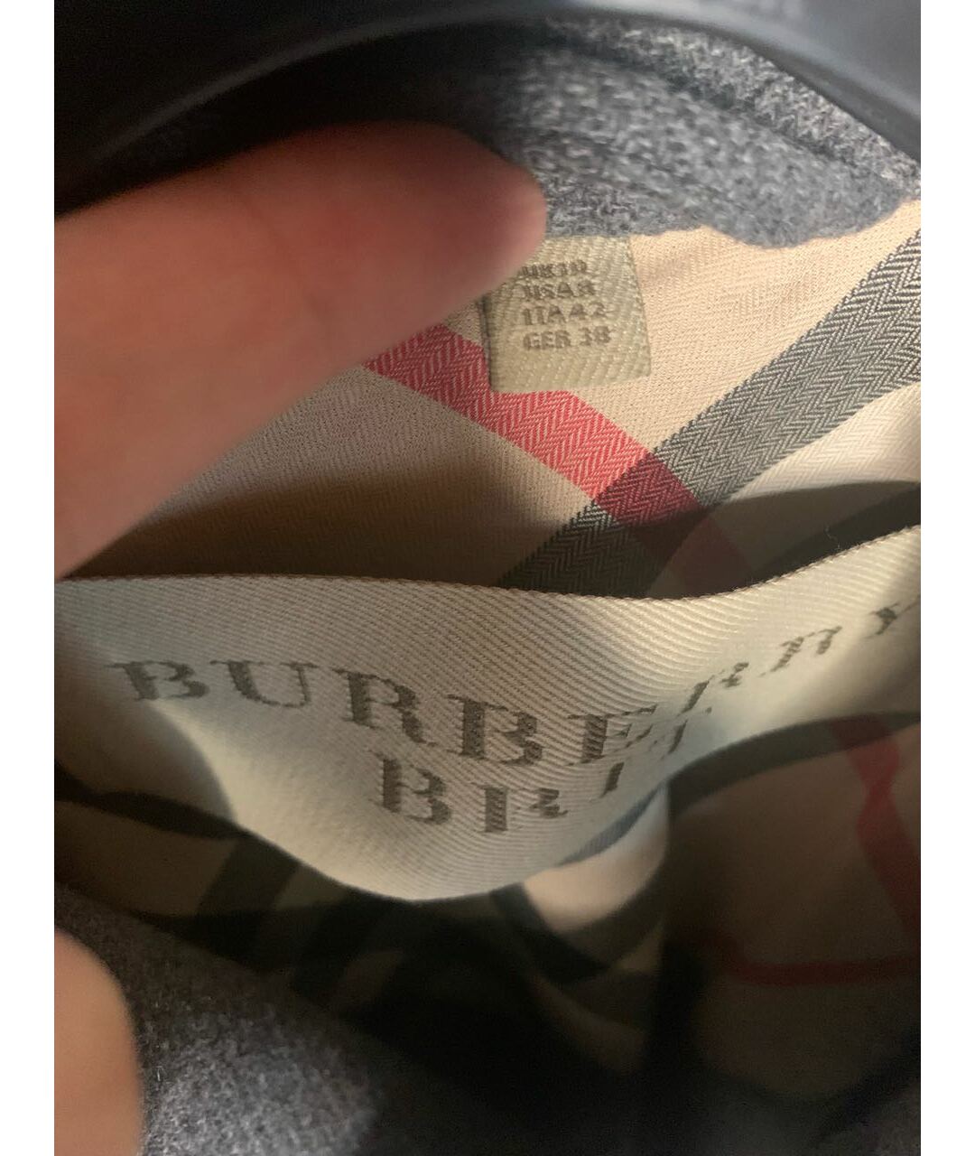 BURBERRY BRIT Антрацитовое шерстяное пальто, фото 3