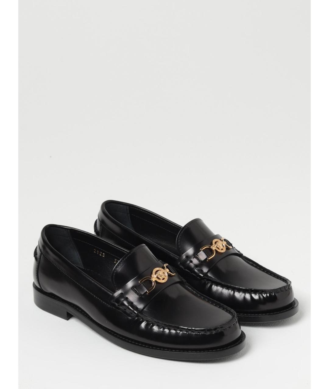 VERSACE Черные лоферы, фото 2
