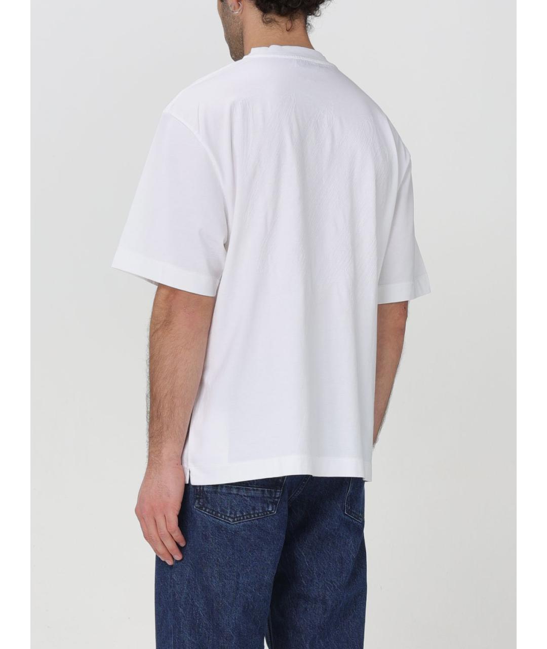 OFF-WHITE Белая футболка, фото 4