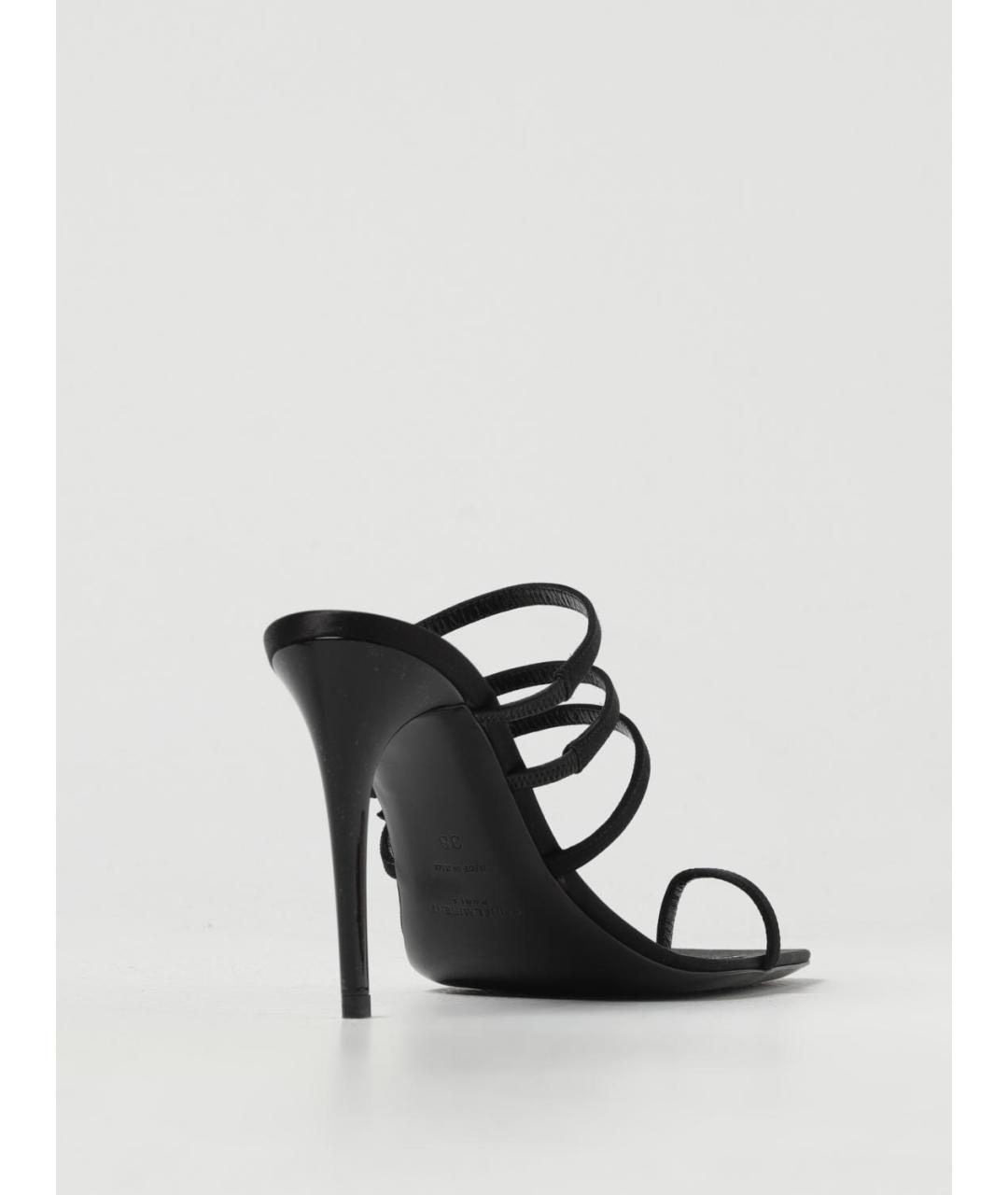 SAINT LAURENT Черные мюли, фото 3