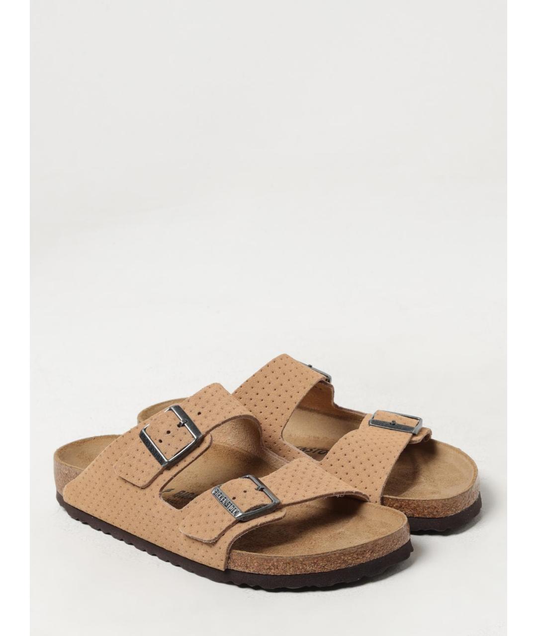 BIRKENSTOCK Бежевые шлепанцы, фото 2