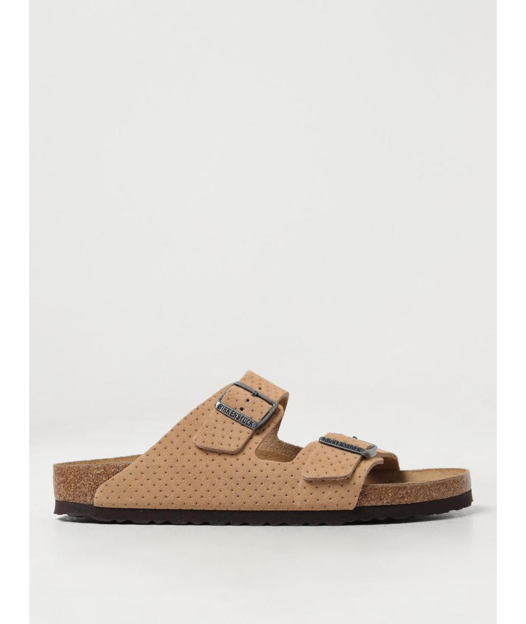 BIRKENSTOCK Бежевые шлепанцы, фото 5