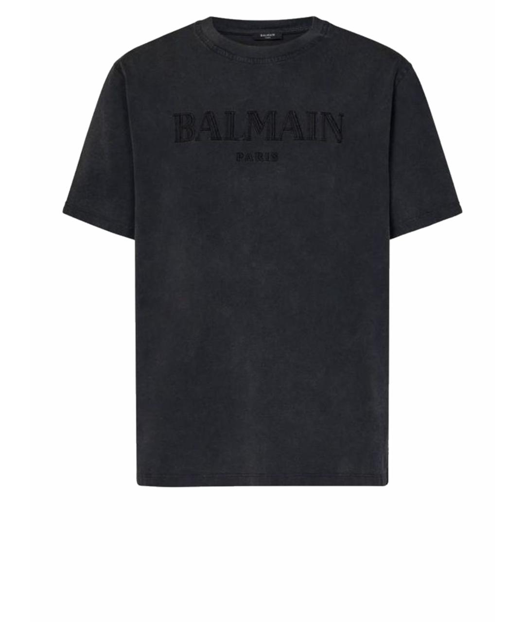 BALMAIN Серая футболка, фото 1
