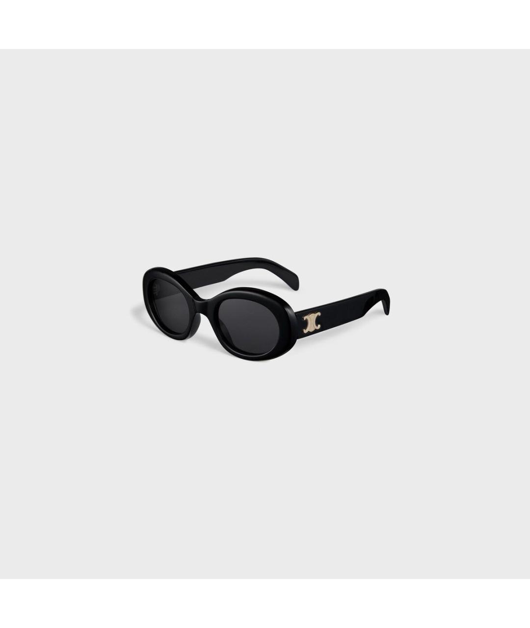 CELINE Черные пластиковые солнцезащитные очки, фото 2