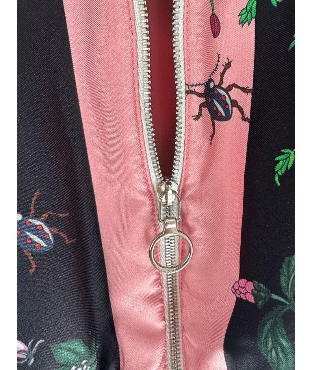 GUCCI Розовая шелковая куртка, фото 4