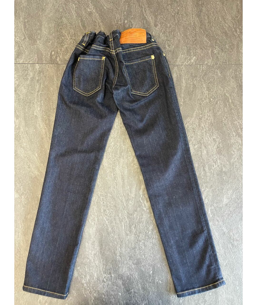 DSQUARED2 Темно-синие хлопковые детские джинсы, фото 2