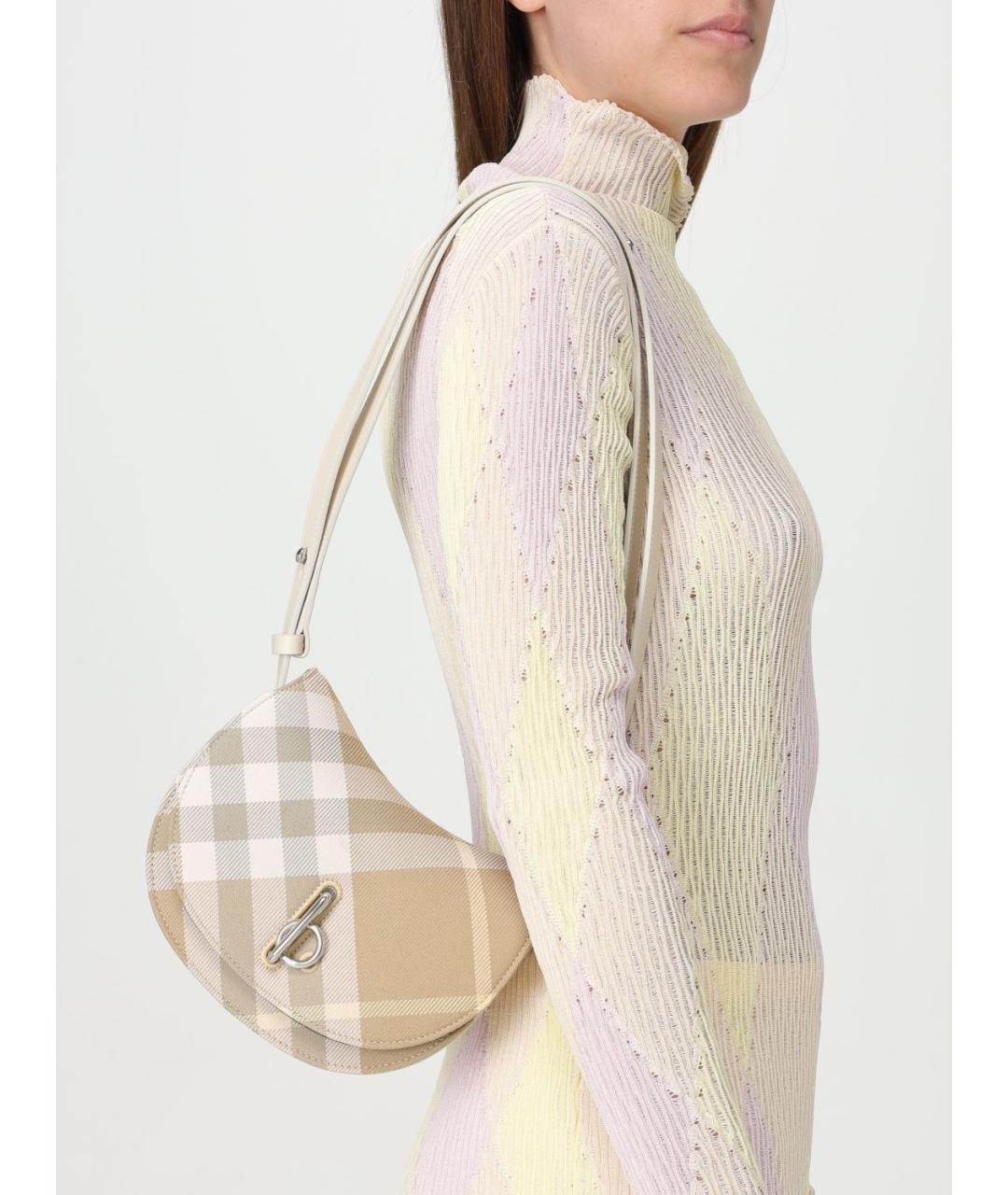 BURBERRY Бежевая сумка через плечо, фото 2