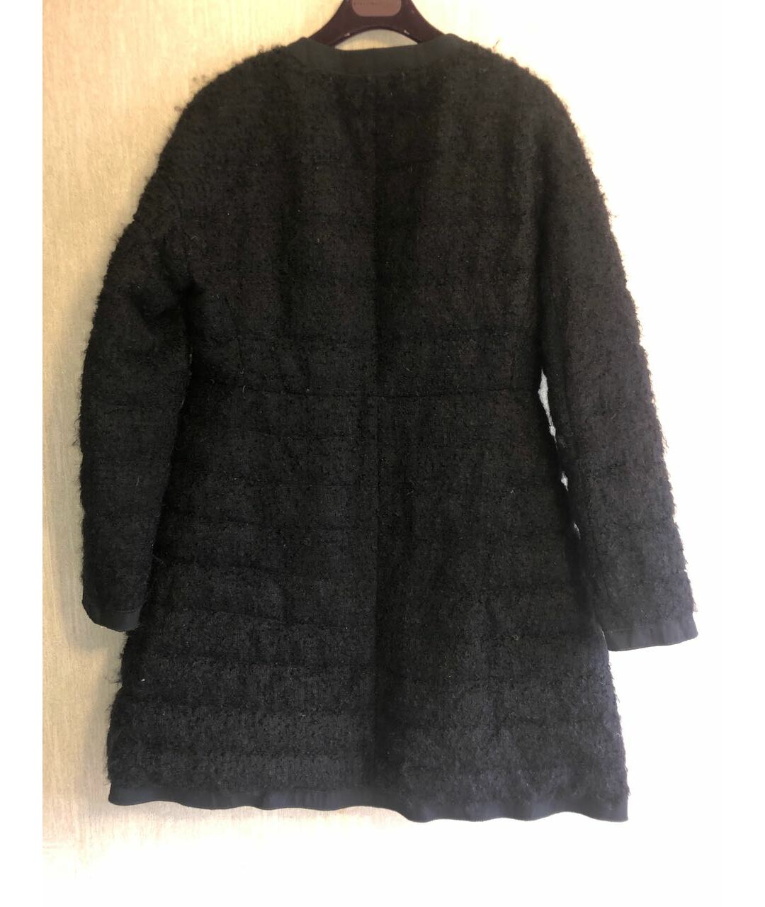 MONCLER Черное пальто, фото 2