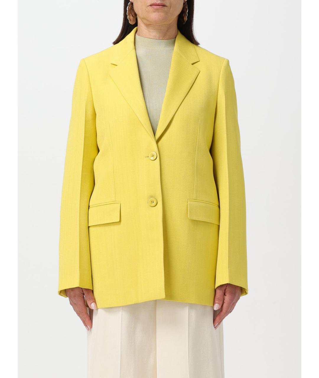 JIL SANDER Желтый жакет/пиджак, фото 2