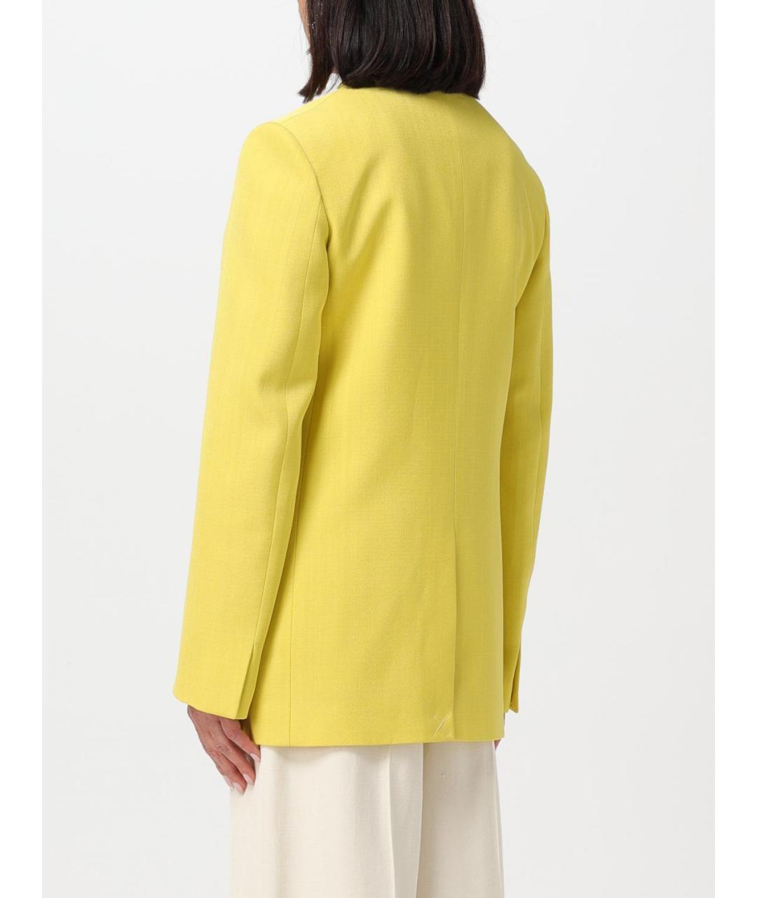 JIL SANDER Желтый жакет/пиджак, фото 4