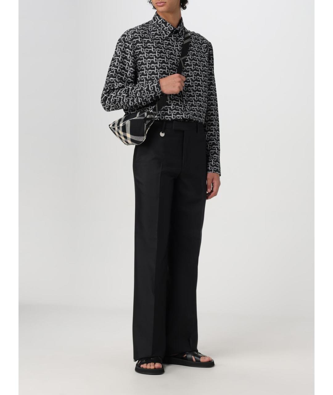 BURBERRY Черные повседневные брюки, фото 3