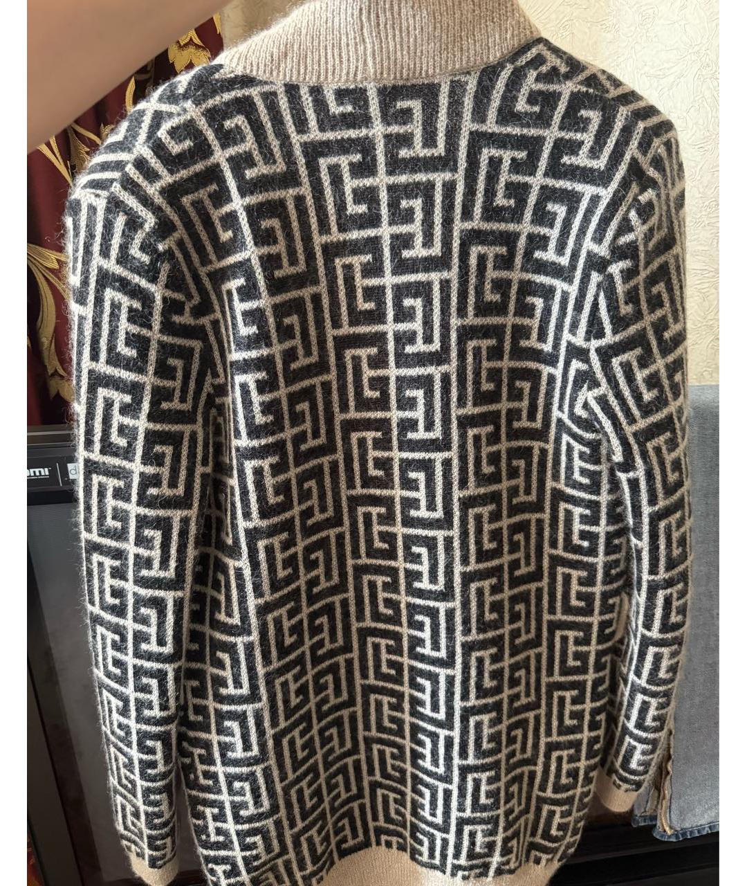 BALMAIN Черный кардиган, фото 3