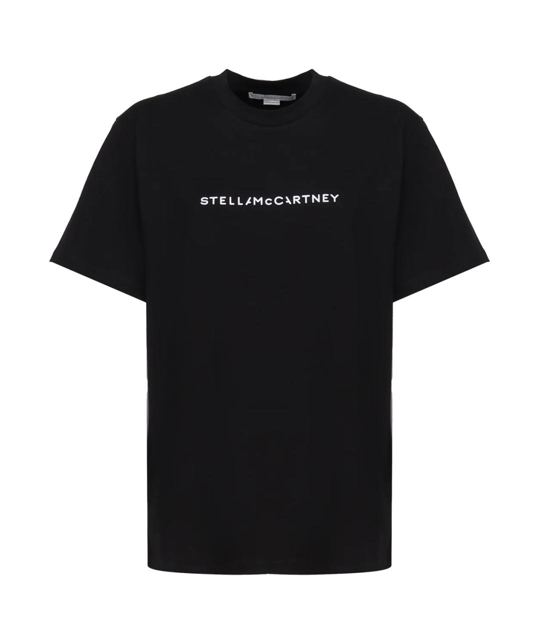 STELLA MCCARTNEY Черная хлопковая футболка, фото 1